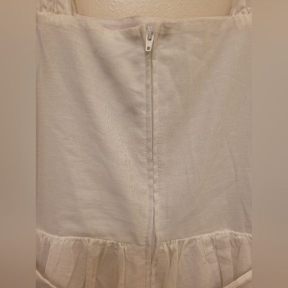 🥳HP! Rare Editions White Embroidered Ruffled Flower Summer Dress Size 6X - Picture 7 of 10